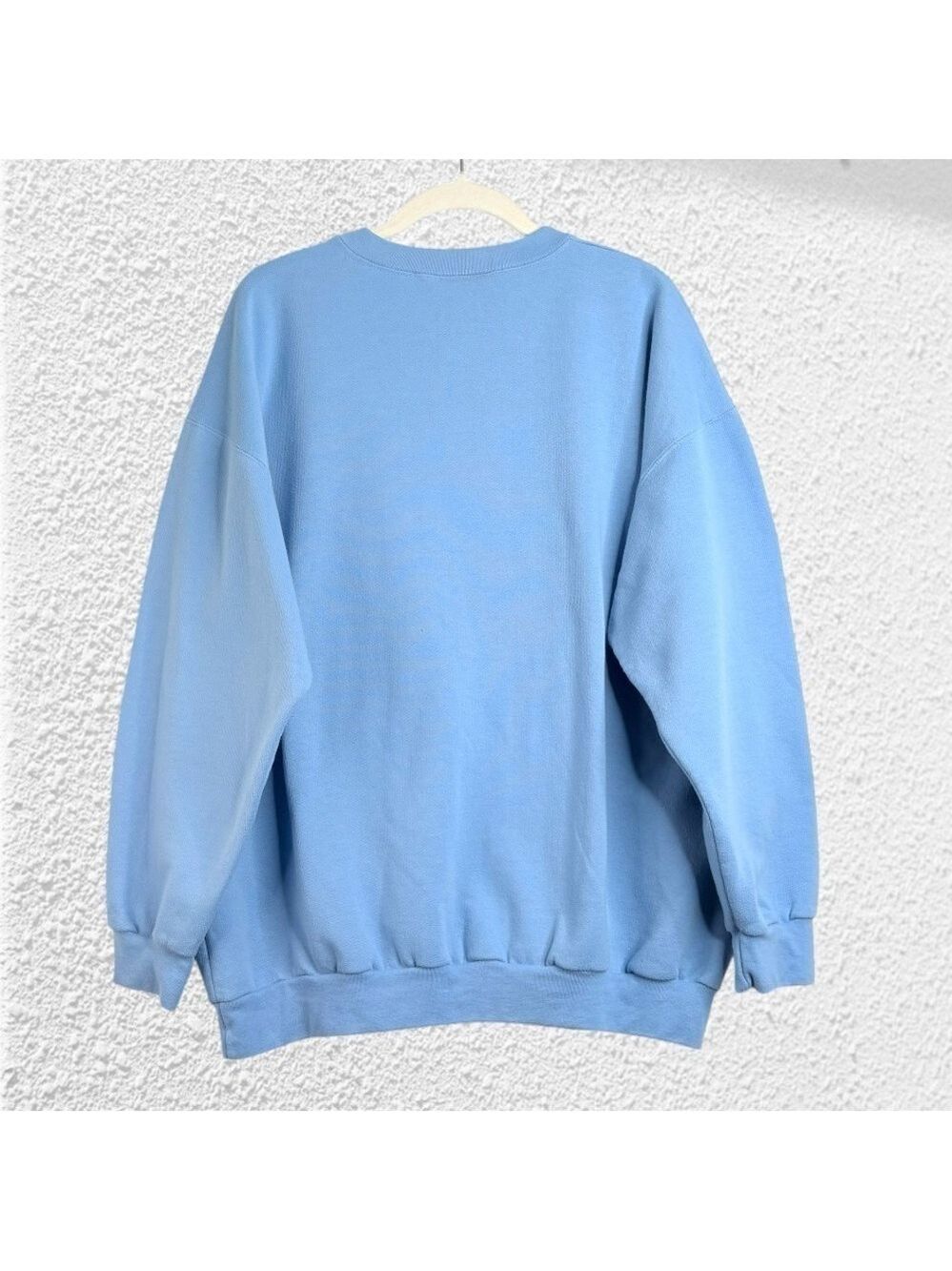 90s Cabin Sweatshirt by Northern Reflections Cabin Scenery Light Blue Size XL - Picture 7 of 11
